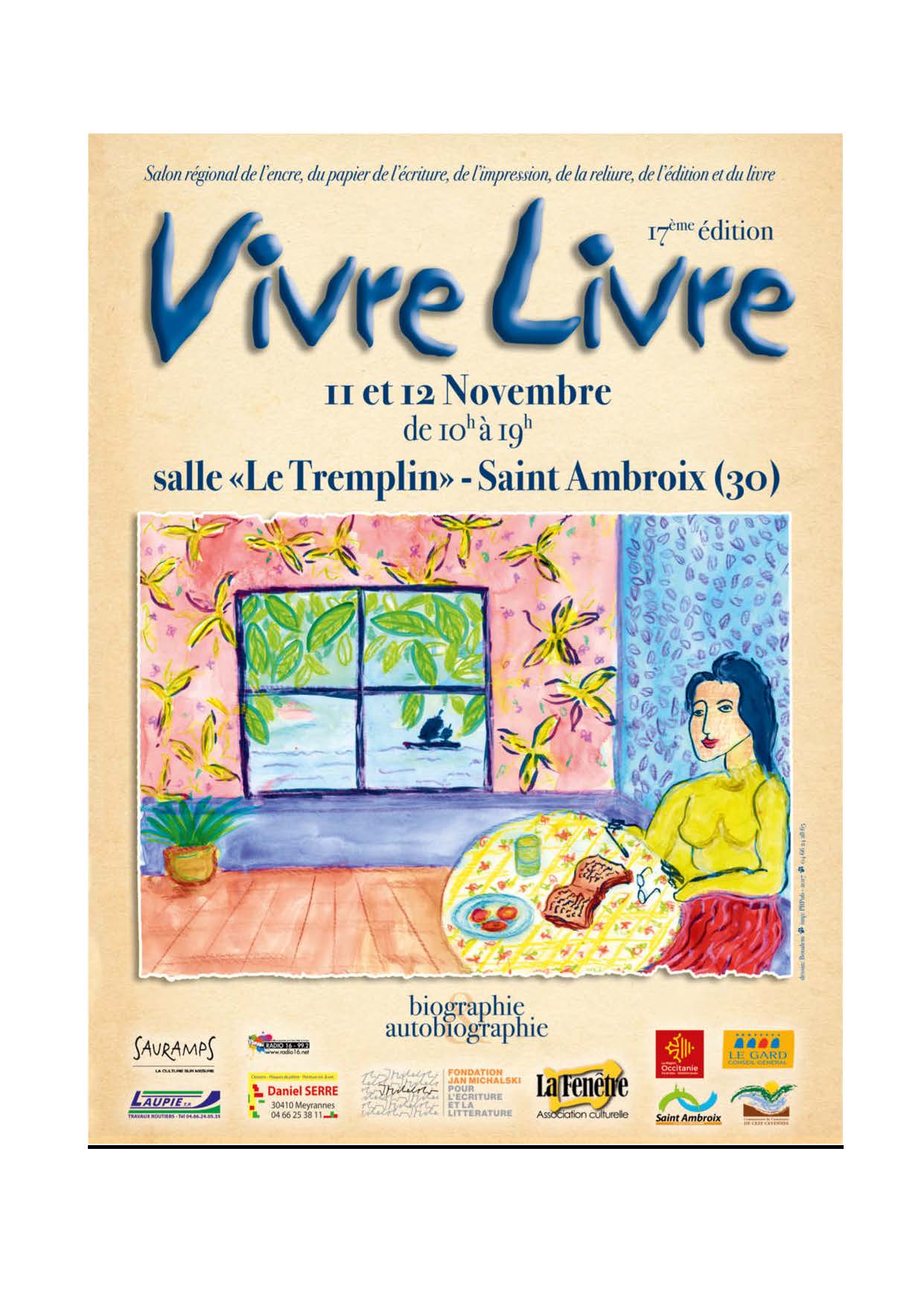 Affiche Vivre Livre 2017